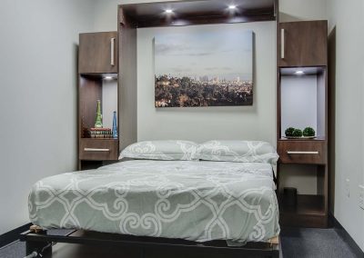 Wall Bed Ready for Guests